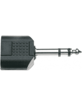 Adaptateur Jack 6.35mm - 2x Jack 6.35mm - AD07-ST (Lot de 2)