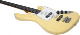 Basse Électrique Eko JB300 Cream - Type Jazz Bass