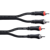 Câble RCA 1.5m Cordial - 2 RCA Mâle vers 2 RCA Mâle.