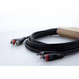 Câble RCA 1.5m Cordial - 2 RCA Mâle vers 2 RCA Mâle.