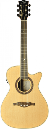 Eko ONE 018CW Auditorium Cutaway Natural - Guitare Folk Électro-Acoustique