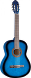 Eko CS-10 Blue Burst 4/4 avec Housse - Guitare Classique + étui