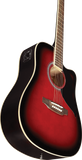 Eko Ranger 6 CE Red Sunburst - Guitare Électro-Acoustique Folk