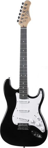 Eko ST100 Black Guitare Électrique Type Stratocaster