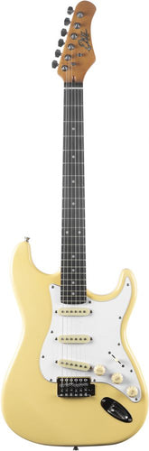 Eko ST300 Cream Guitare Électrique Style Stratocaster