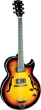 Guitare Jazz Eko GEE SA750 Hollowbody Sunburst