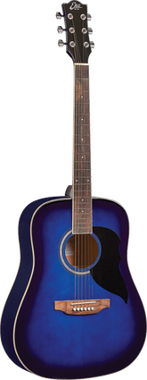 Guitare Acoustique Eko Ranger 6 Dreadnought Blue Sunburst.