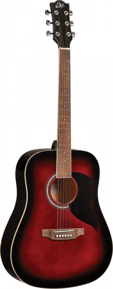 Guitare Acoustique Eko Ranger 6 Dreadnought Red Sunburst.