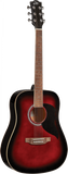 Guitare Acoustique Eko Ranger 6 Dreadnought Red Sunburst.