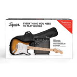 Guitare électrique Noire SQUIER BY FENDER PACK - SOLISTOS