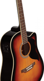Guitare Électro-Acoustique Eko Ranger 6 CE Brown Sunburst.