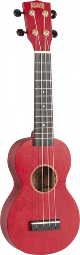 Ukulélé Mahalo Soprano Slim Rouge Satin + Housse.