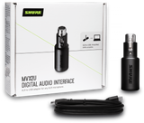 Shure MVX2U - Interface Audio Numérique USB