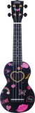 Ukulélé Soprano Mahalo Coeurs et Fleurs - MA1HEBK