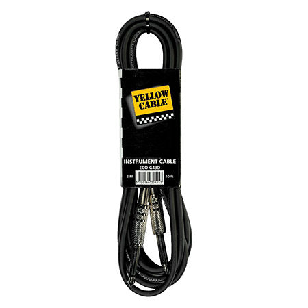 Câble Jack - Yellow Cable 3m Mâle/Mâle (TS/TRS).