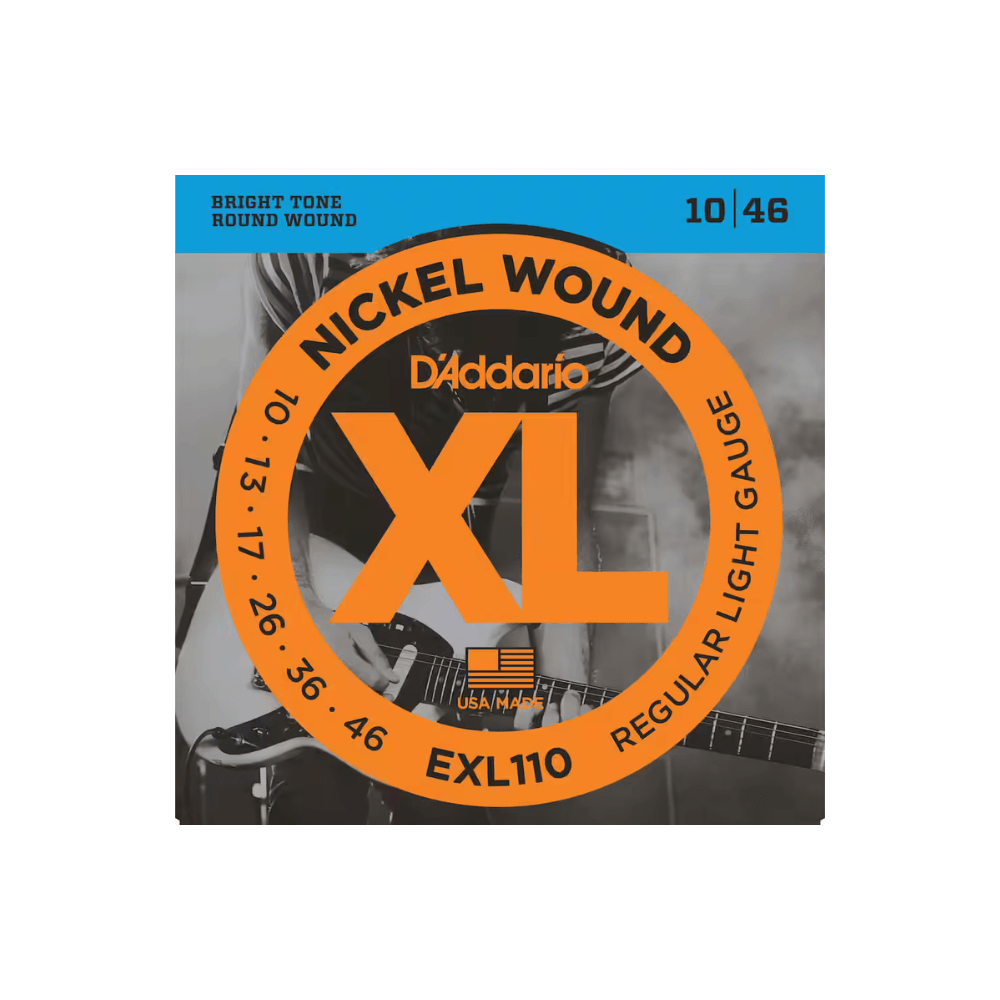 D'Addario EXL110 Nickel Wound Light 10-46 - Cordes pour guitare électrique - SOLISTOS
