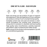 Cordes oud strings oud Galli CC - O200 - SOLISTOS