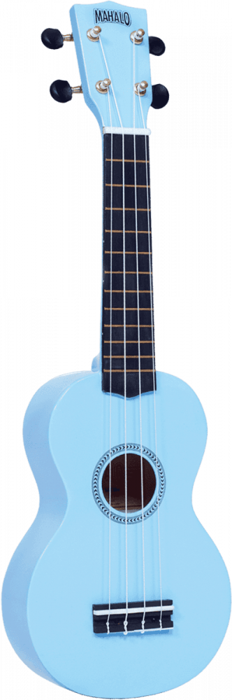 Ukulélé Soprano Mahalo Rainbow Light Blue + Housse.