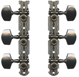Yellow Parts Mécaniques platines nickel boutons chromés - lot de 2 (1+1)
