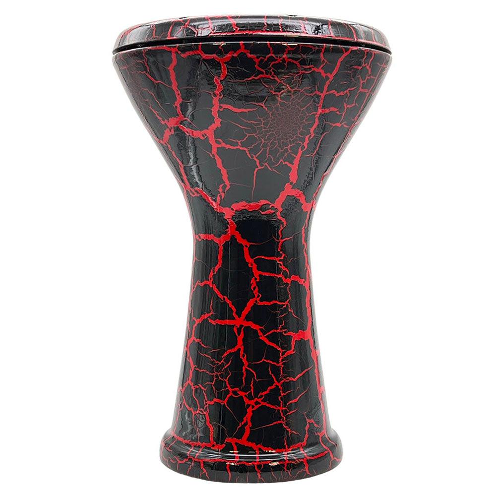 Darbouka Confort Vatan Black Cracked Red VD7005 - SOLISTOS