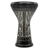 Darbouka Confort Vatan Black gravé VD7002 - SOLISTOS