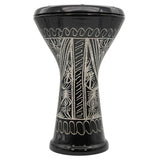 Darbouka Confort Vatan Black gravé VD7002 - SOLISTOS