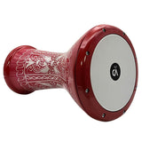 Darbouka Confort Vatan Rouge gravé VD7003 - SOLISTOS