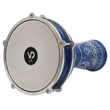 Darbuka Turque blue Gravé VTD2035E Blue - SOLISTOS