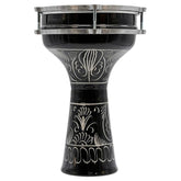Darbuka Turque Noire Gravé VTD2035E Black - SOLISTOS