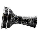 Darbuka Turque Noire Gravé VTD2035E Black - SOLISTOS
