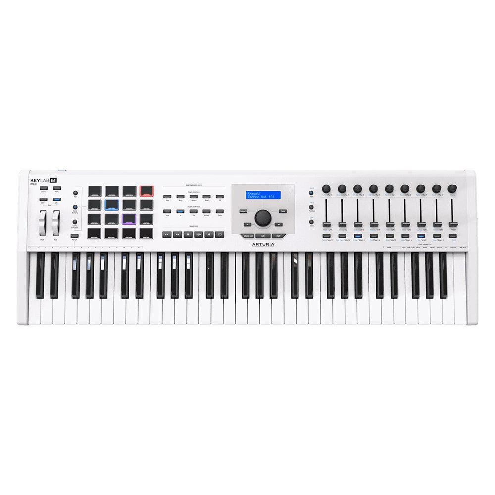 Clavier maître ARTURIA KEYLAB 61 MKII WH - SOLISTOS