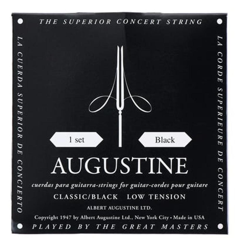 Augustine Jeu de cordes guitare Classique - Noir - SOLISTOS