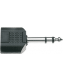 Adaptateur Jack 6.35mm - 2x Jack 6.35mm - AD07-ST (Lot de 2)