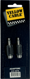 Adaptateur RCA vers Jack 3.5mm (Lot de 2) - Yellow Cable AD16