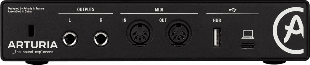 Arturia MiniFuse 2 Noire - Interface Audio USB 2 Canaux avec MIDI