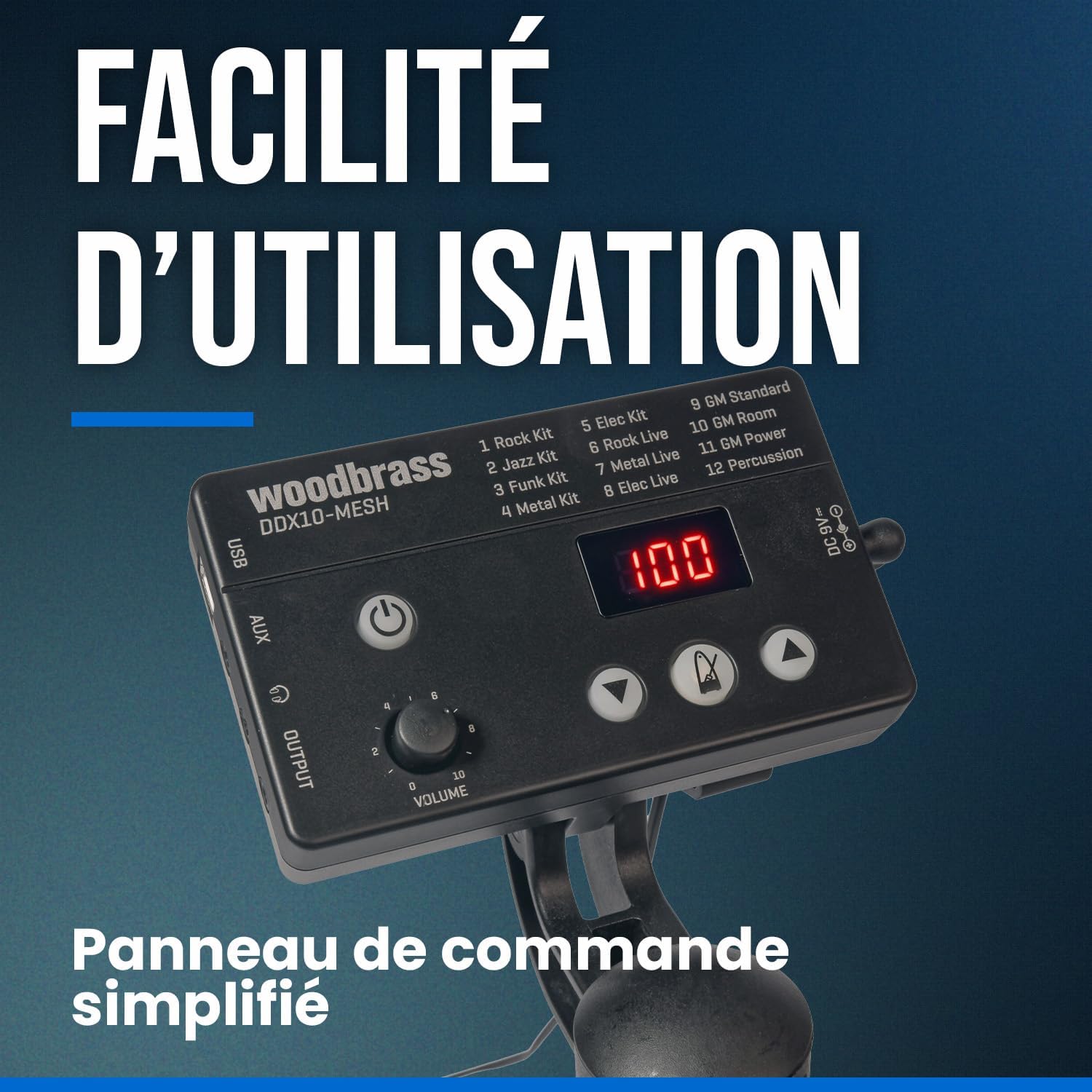 Batterie Électronique DDX10-MESH – Kit Complet