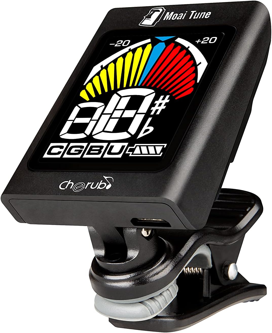 Accordeur Pince Cherub WST-680 avec Porte-Médiator.