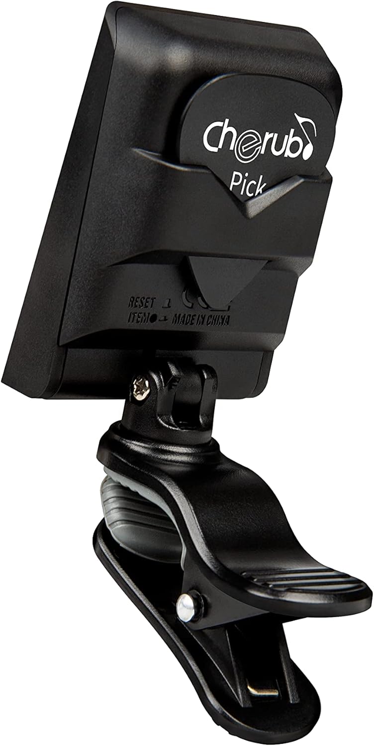 Accordeur Pince Cherub WST-680 avec Porte-Médiator.
