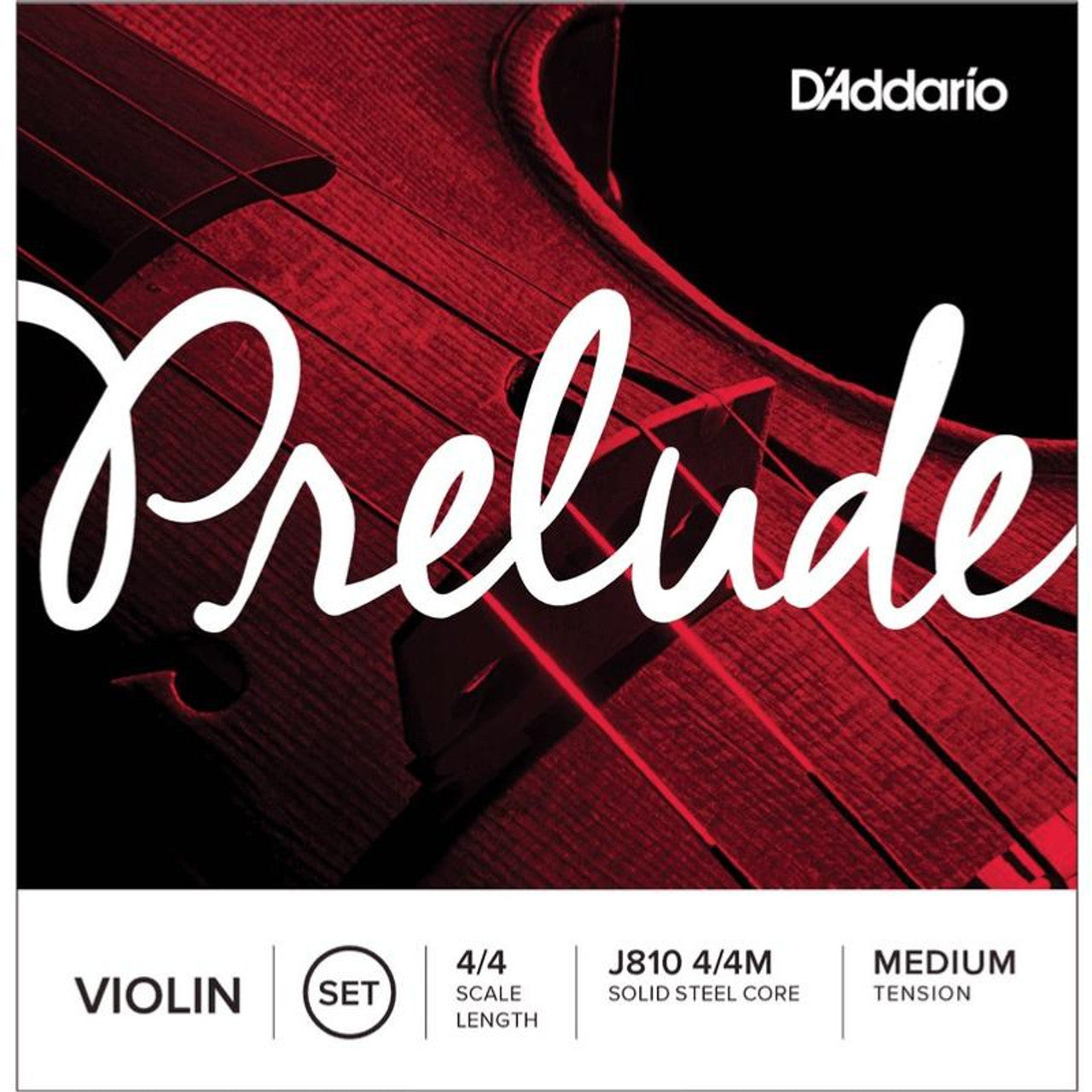Cordes Violon 4/4 D'Addario Prelude J810 - Tension Medium.