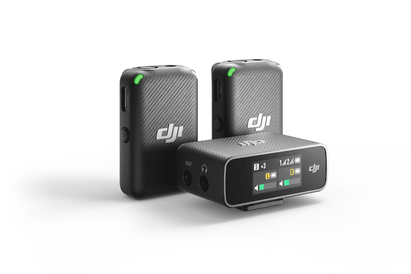 DJI Mic – Micro Cravate Sans Fil Double Canal avec Boîtier de Charge