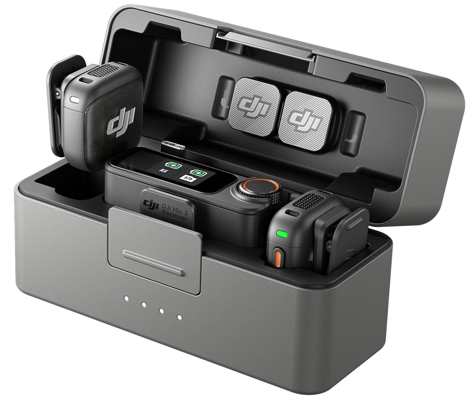 DJI Mic 3 2TX 1RX avec Boitier de Recharge