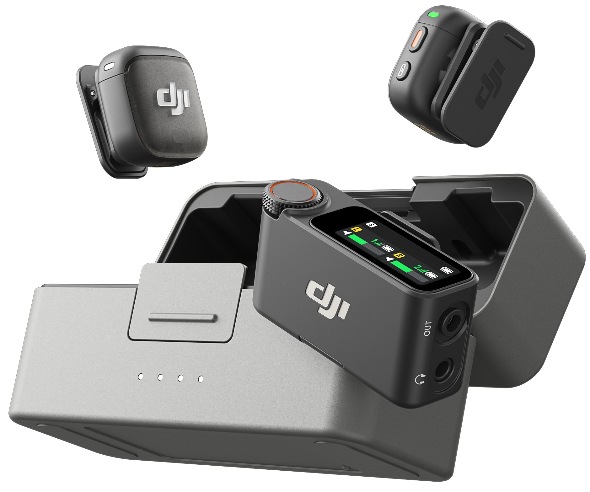 DJI Mic 3 2TX 1RX avec Boitier de Recharge