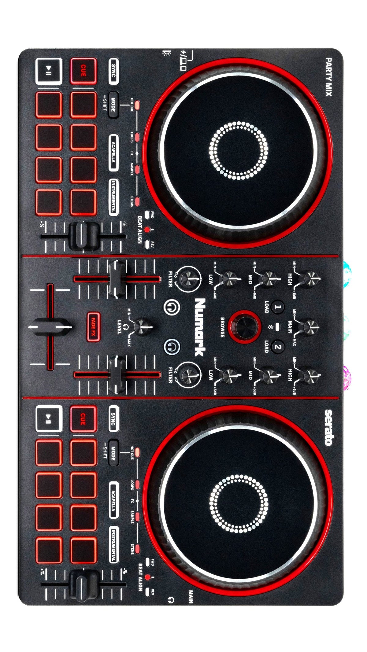Platine DJ Numark Party Mix 3 usb -c