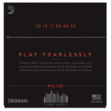 D'Addario NYXL1052 Cordes Guitare Électrique - Light Top / Heavy Bottom 10-52