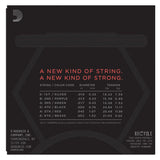 D'Addario NYXL1052 Cordes Guitare Électrique - Light Top / Heavy Bottom 10-52