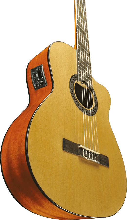 EKO GEC VIBRA150CW - Guitare Classique 4/4 Électro - Pan Coupé