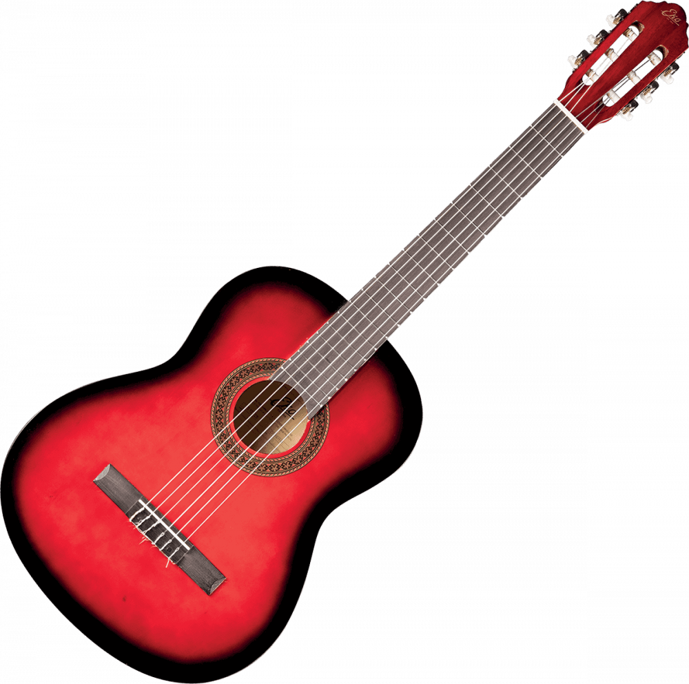 Eko CS-10 Red Burst 44 - Guitare Classique + étui