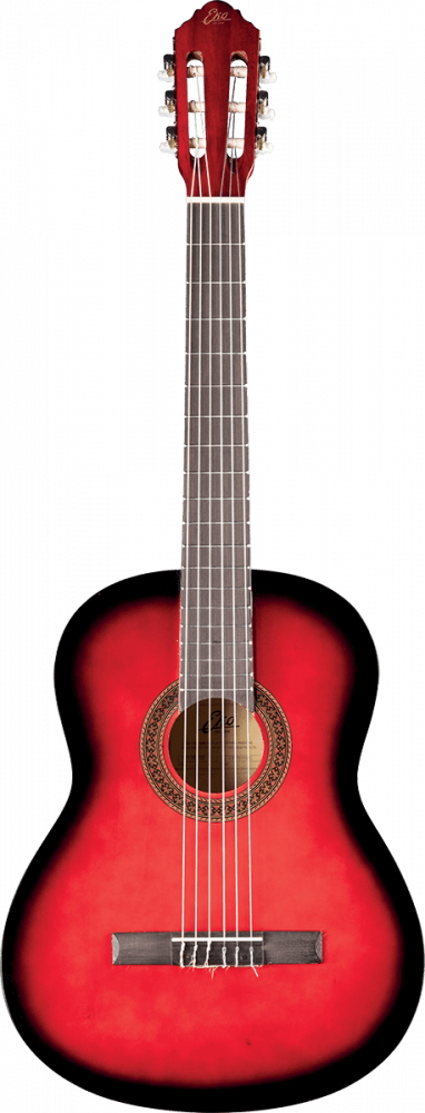 Eko CS-10 Red Burst 44 - Guitare Classique + étui