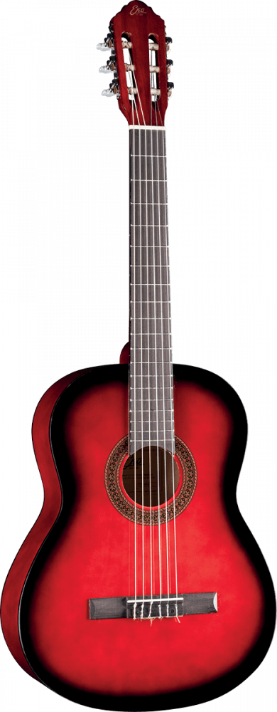 Eko CS-10 Red Burst 44 - Guitare Classique + étui