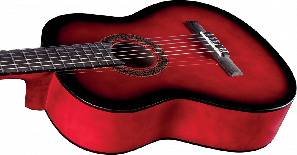 Eko CS-10 Red Burst 44 - Guitare Classique + étui